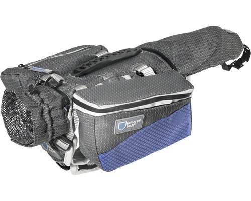 Fahrradtasche mit mehreren Fächern und Tragegriff