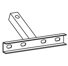 Montageprofil mit Bohrungen
