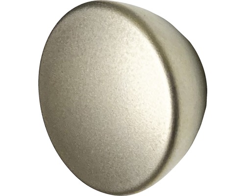 Möbelknopf Metall nickel matt ⌀xH 34x23 mm