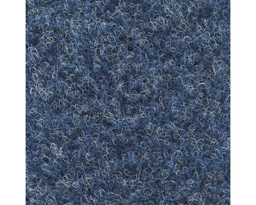 Teppichfliese Solid Vel 33 blau 50x50 cm
