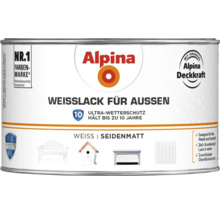 Alpina Weißlack für Aussen, geeignet für Holz, Metall und Kunststoff