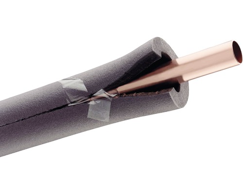 Rohrisolierung Climaflex 2 m selbstklebend 35-20 Rohrisolierung mit Kupferrohr