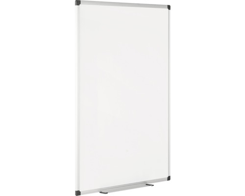 Weißes Whiteboard mit silbernem Rahmen zur Beschriftung