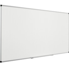 Weißes Whiteboard mit silberfarbenem Rahmen