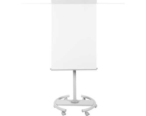 Flipchart mit Papier und Rollenfuß für Präsentationen und Brainstorming
