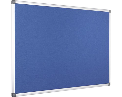 Pinnwand mit Aluminiumrahmen und Stoffoberfläche