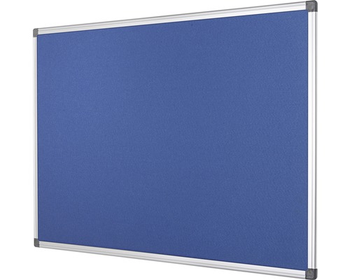 Pinnwand mit Stoffbezug und Aluminiumrahmen