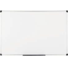 Weißes Whiteboard mit silbernem Rahmen