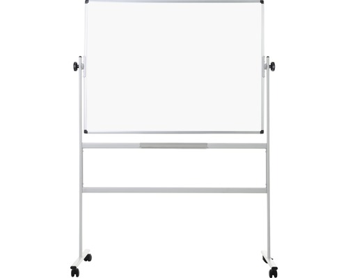 Magnetische, drehbare Whiteboard Tafel auf Rädern