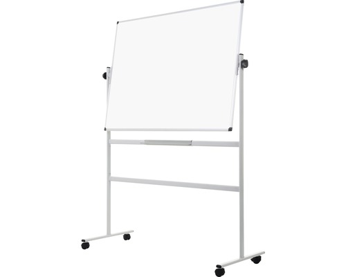 Drehbares Whiteboard auf Rollen für Präsentationen und Notizen