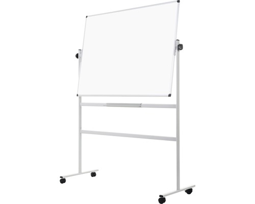 Drehbare Whiteboardtafel auf Rädern