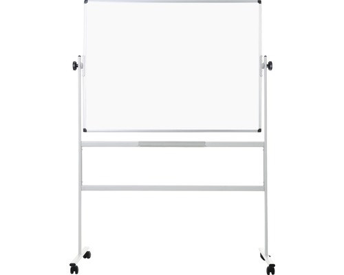 Mobiles Whiteboard mit Rahmen auf Rollen