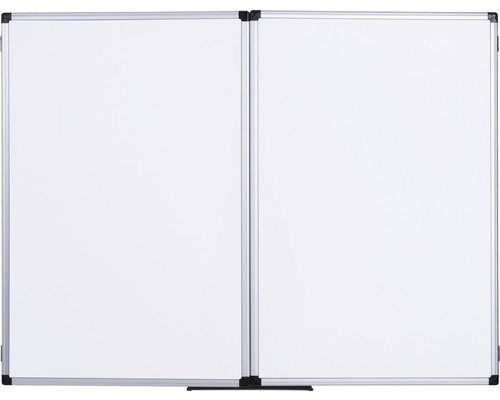 Doppelte Whiteboard Tafel mit Rahmen