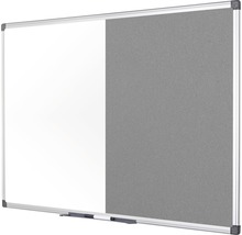 Kombination aus Whiteboard und Pinnwand mit Aluminiumrahmen