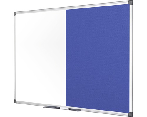 Kombination aus Whiteboard und Pinnwand mit Aluminiumrahmen