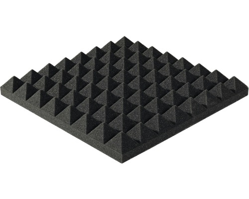 Akustikschaumstoff Akupur Pyramidenschaumstoff Platte 40x40x3 cm