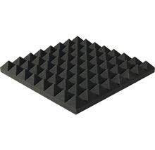 Akustikschaumstoff Akupur Pyramidenschaumstoff Platte 40x40x7 cm-thumb-0