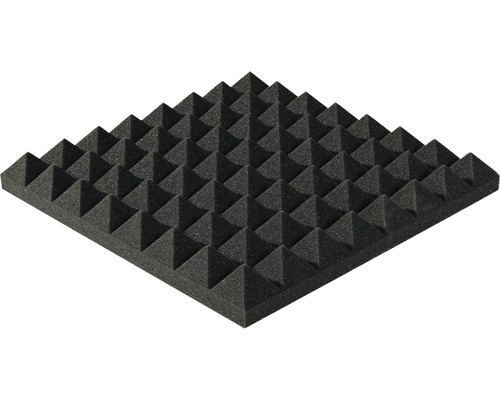 Akustikschaumstoff Akupur Pyramidenschaumstoff Platte 40x40x7 cm-0