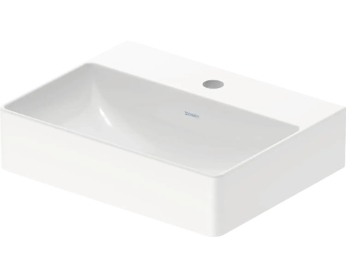 DURAVIT Handwaschbecken DuraSquare 45 x 35 cm weiß glänzend mit nicht verschließbarem Ablaufventil 0732450041 DURAVIT Handwaschbecken DuraSquare 45 x 35 cm weiß glänzend mit nicht verschließbarem Ablaufventil 0732450041