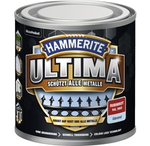 Hammerite Ultima Lackfarbe Rubinrot RAL 3003, glänzend, schützt alle Metalle