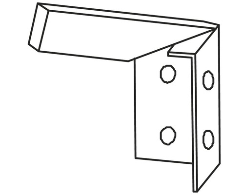 Winkelverbinder mit Montagelöchern