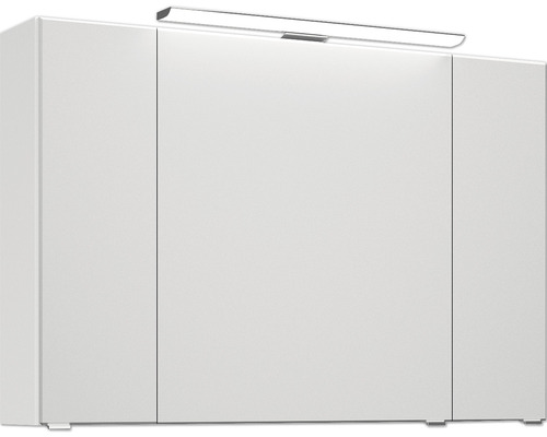 Weißer Badezimmerschrank mit Beleuchtung
