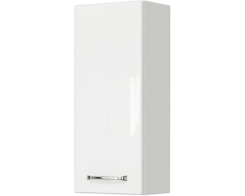 Weißer Hängeschrank mit Metallgriff