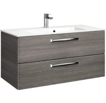 Waschtischunterschrank mit zwei Schubladen und Waschbecken