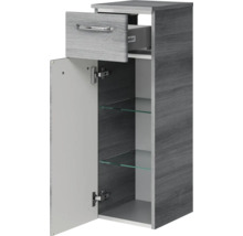 Waschbeckenunterschrank mit Schublade und Glasablagen
