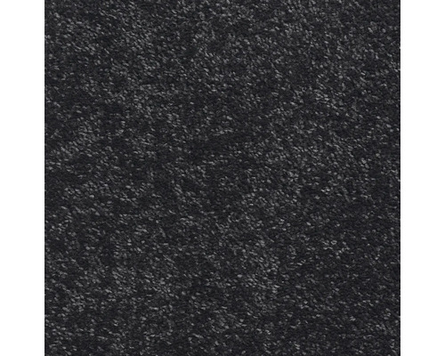 Teppichboden Kräuselvelours Rhea schwarz 500 cm breit (Meterware)