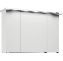 Weißer Badezimmerschrank mit drei Türen