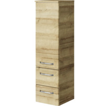 Hochschrank mit drei Schubladen und Griffen