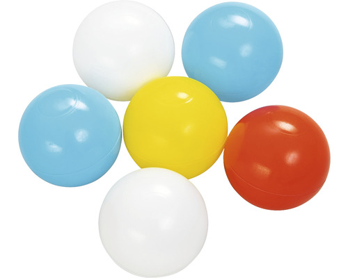 Mehrfarbige Spielbälle aus Kunststoff