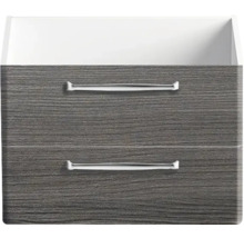 Waschtischunterschrank mit zwei Schubladen und Griffen