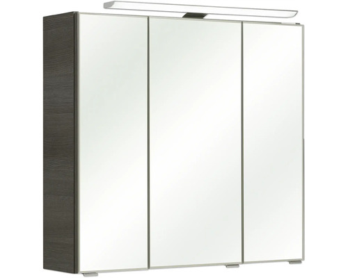 Spiegelschrank mit drei Türen und Beleuchtung