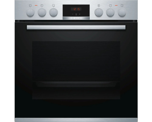 Bosch Herd HND415LS61 Nutzvolumen 71 l Maße BxHxT 59,4 cm x 59,5 cm x 54,8 cm Bosch Einbaubackofen mit digitalem Display und Drehreglern