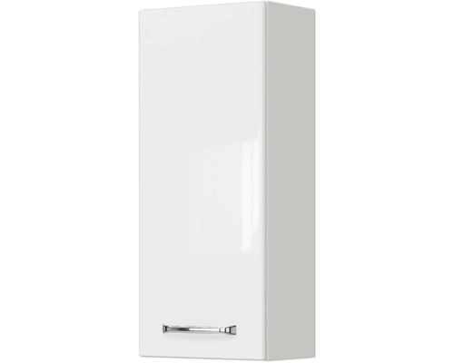 Weißer Hängeschrank mit Metallgriff