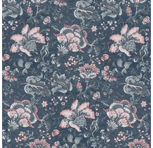 Vliestapete 114908 Laura Ashley Portia Blau Pink-thumb-0 Vliestapete 114908 Laura Ashley Portia Blau Pink-thumb-0