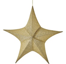 Goldener Weihnachtsstern zum Aufhängen
