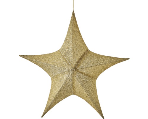 Goldener Weihnachtsstern zum Aufhängen