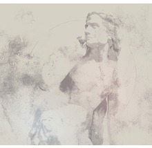 Abbildung einer antiken Statue mit bearbeitetem Hintergrund