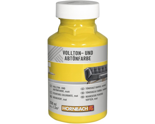 HORNBACH Voll- und Abtönfarbe gelb 250 ml-0