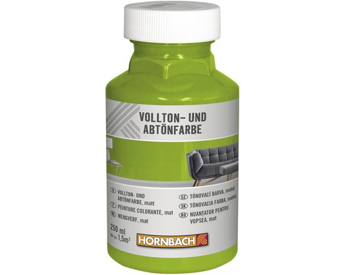 HORNBACH Voll- und Abtönfarbe lindgrün 250 ml-0