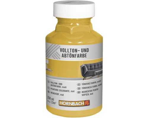 HORNBACH Voll- und Abtönfarbe bambus 250 ml Farbkonzentrat in einer Kunststoffflasche