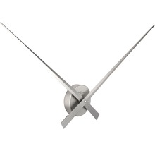 Nextime Logo Wanduhr mit langen Zeigern