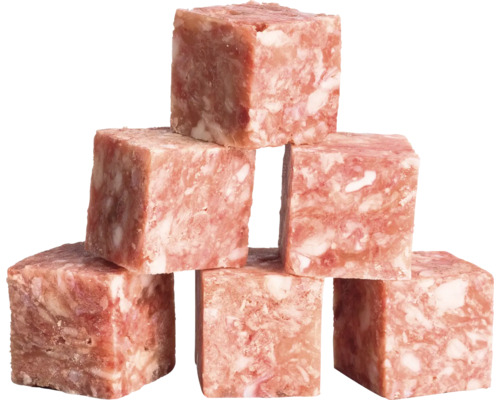 Sülze in Würfelform gestapelt