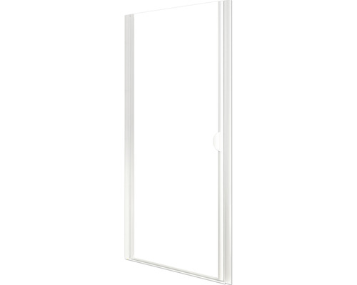 Duschwand aus Glas mit Rahmen