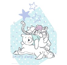 Illustration von Winnie Puuh und seinen Freunden beim Schlafen