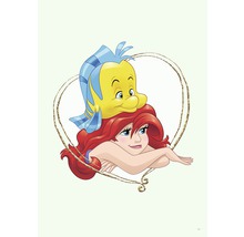 Illustration von Arielle und Fabius in einem Herzrahmen