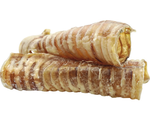 Zwei Rinderluftröhren für Hunde